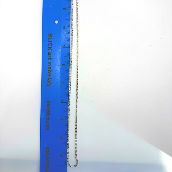 Diamond cut 925 sterling silver necklace with lobster claw class - Picture 5 of 5